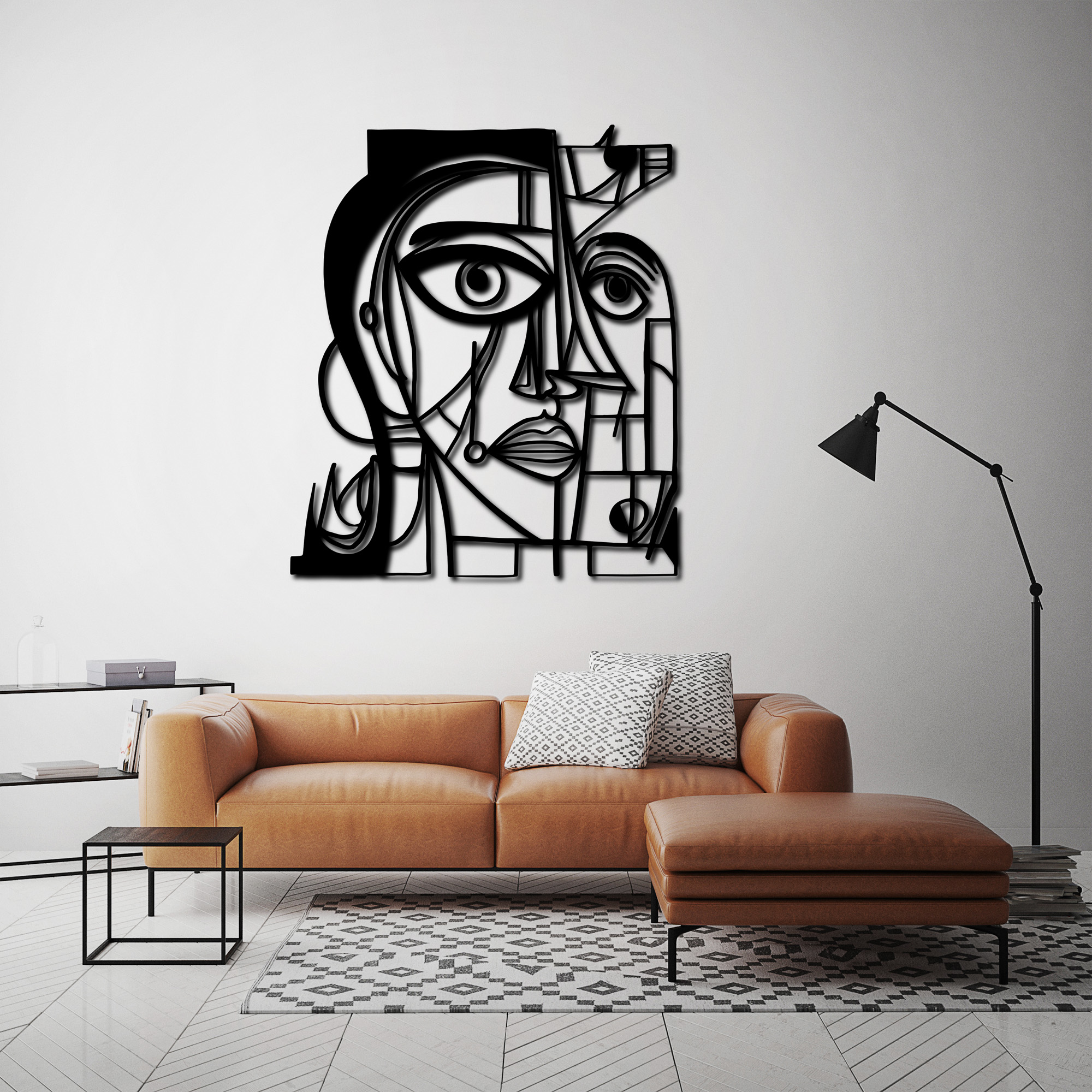 Metal Wall Art, Metal Decor, Home Decoration, Minimalist, Contemporary Metal, One Line, One Line Art, Bedroom Decor, Living Room Wall Art, Office Wall Art, Metal, Metal Minimalism, Wall Decor, Art, Gifts, Stylish, Fashion, Black Metal, Unique Art, Handmad