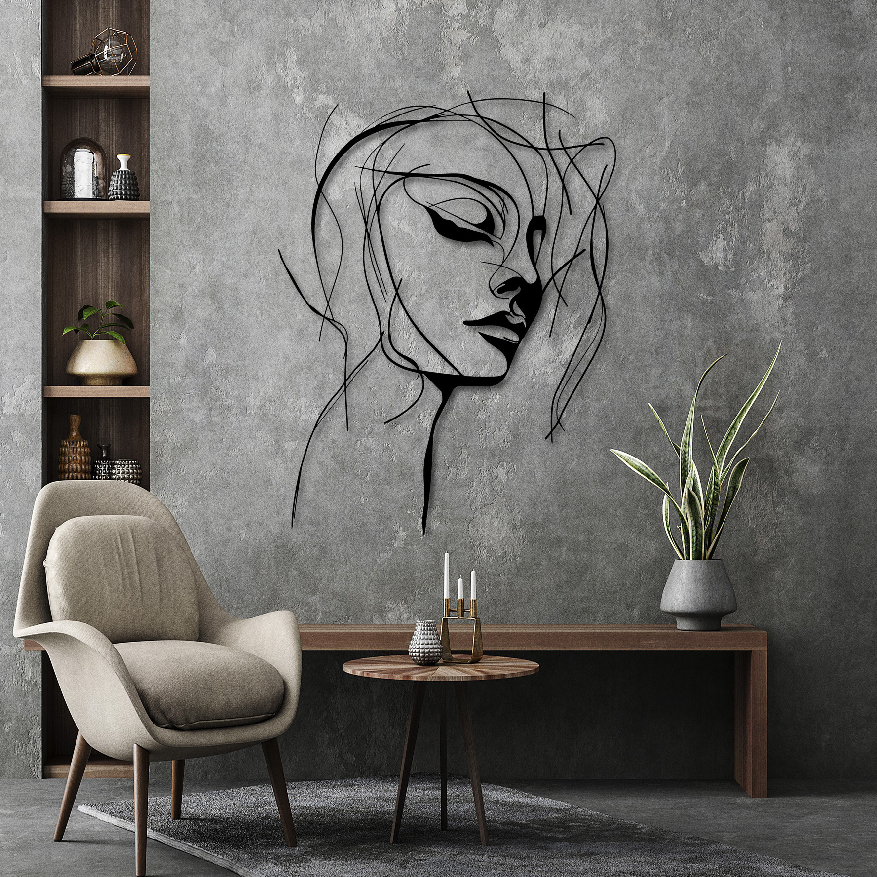 metal-wall-art-decor-above-bed-decor-gallery-wall-decor-metal-gift-oversize-wall-decoration-minimalist-decor-interior-exterior-metal-art-wall-decor-for-bedroom-living-room-kitchen-boho-decor-stylish-interior-minimalism-metal-steel